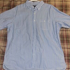 Lands end button up T-shirt